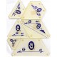 Gabarits pour patchwork de Marti Michell - Hexagones Set G