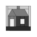 Petite maison Set J - Gabarits pour patchwork de Marti Michell