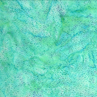 Tissu batik vert Acapulco pétillant