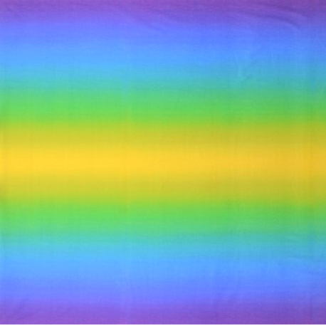 Tissu imprimé dégradé vert/bleu/violet - Gelato (largeur entière))