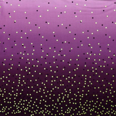 Tissu dégradé Confetti Indigo - Ombre Confetti Metallic par V&Co