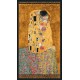 Panneau de tissu Gustav Klimt - Le Baiser