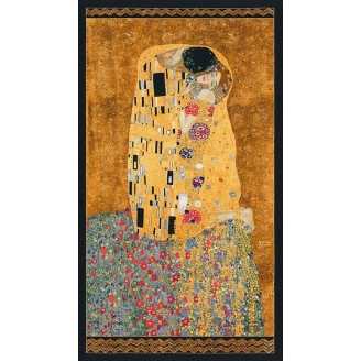 Panneau de tissu Gustav Klimt - Le Baiser_
