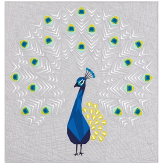 The Peacock Abstractions (La Roue du Paon) - Modèle de patchwork piécé main
