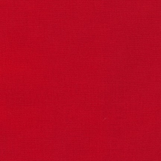 Tissu patchwork uni de Kona - Rouge Tomate