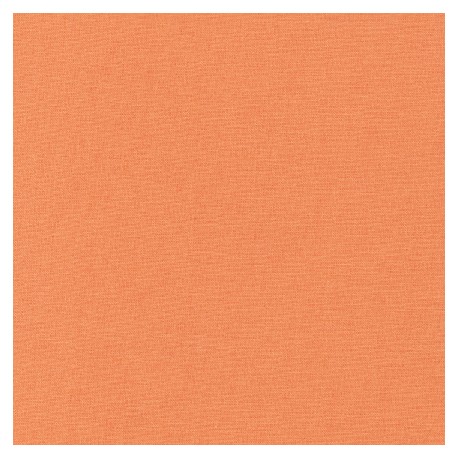 Tissu patchwork uni de Kona - Orange Mangue