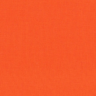 Tissu patchwork uni de Kona - Carotte (Carrot)