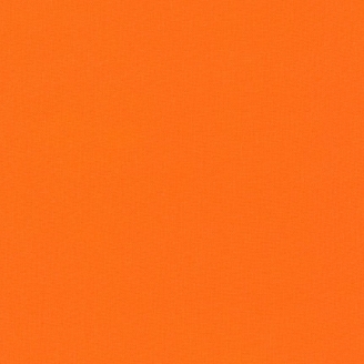 Tissu patchwork uni de Kona - Orange Torche