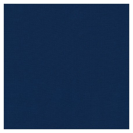 Tissu patchwork uni de Kona - Bleu Tempête