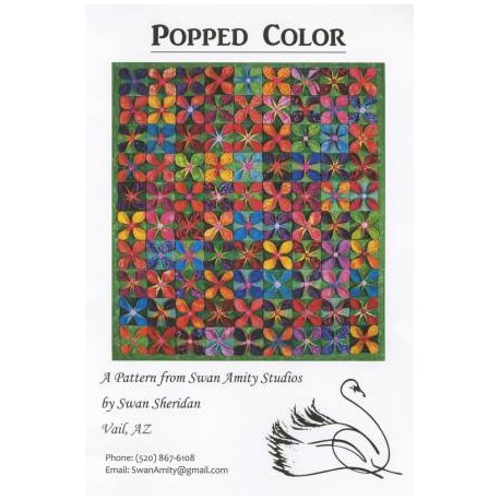Popped Color - patron de patchwork (anglais et français)