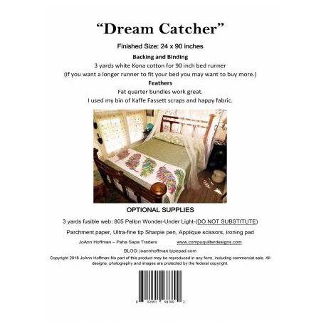 Dream Catcher - patron de patchwork (en anglais)