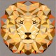 The Jungle Abstractions quilt : the lion (Le Lion) - Modèle de patchwork