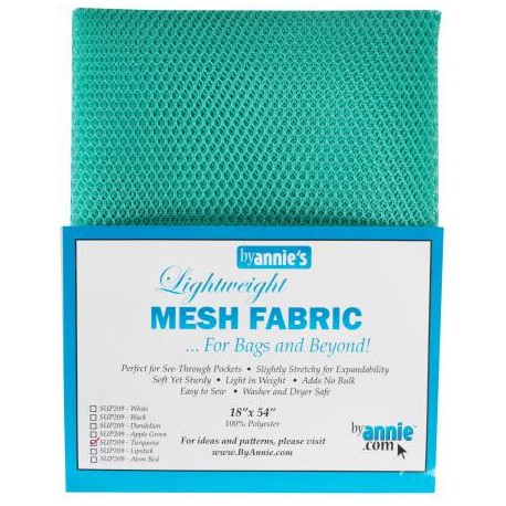 Tissu mesh (tissu filet) by Annie - Turquoise