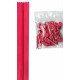 Fermeture à glissière de 3,65 m multiples curseurs - Rose Lipstick