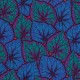 Tissu Philip Jacobs Begonia bleu PJ018