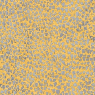 Tissu Gustav Klimt éclats gris clair fond doré
