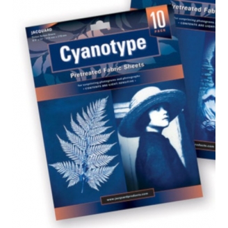 Cyanotype, feuilles de coton pré-traitées