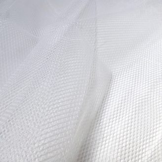 Tissu mesh (tissu filet) by Annie - Blanc