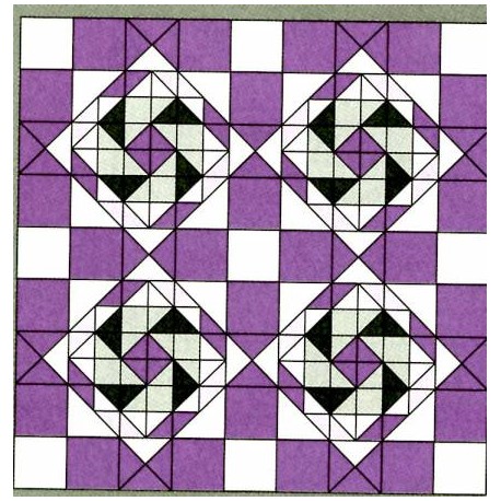 Pack sets A et B + Volume 1 de l'Encyclopédie des blocs de patchwork (en anglais)