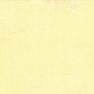 Tissu patchwork faux-uni patiné jaune citronnelle - Grunge de Moda