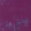 Tissu patchwork faux-uni patiné prune - Grunge de Moda