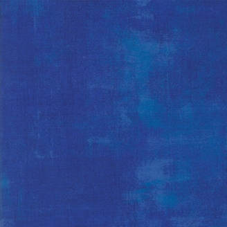 Tissu patchwork faux-uni patiné bleu surf - Grunge de Moda