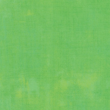Tissu patchwork faux-uni patiné vert kiwi - Grunge de Moda