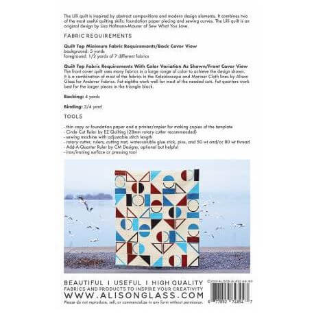 Lili Quilt - Modèle de patchwork par Alison Glass