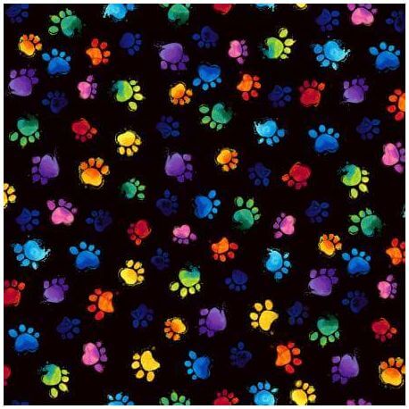Patchwork tissu timeless treasures 50 x 110 CM coton multicolore M motifs