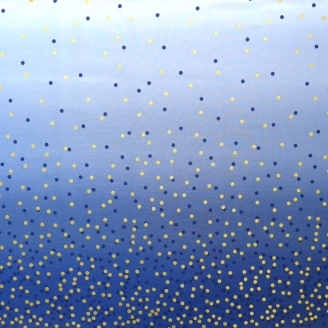 Tissu dégradé Confetti bleu Nantucket - Ombre Confetti Metallic par V&Co
