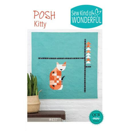 Posh Kitty - Modèle de patchwork
