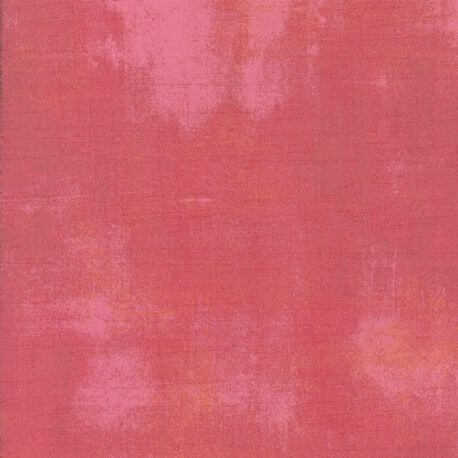 Tissu patchwork faux-uni patiné rose cendré - Grunge de Moda