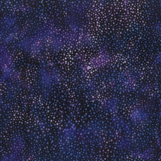 Tissu batik bleu/violet Vegas pétillant
