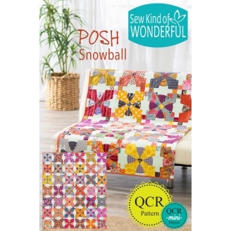 Posh Snowball - Modèle de patchwork