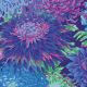 Tissu Philip Jacobs chrysanthèmes japonais Bleu PJ041