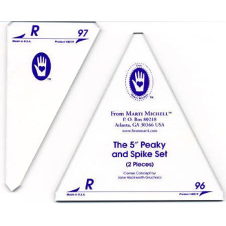 Set R - Gabarits pour patchwork de Marti Michell Set R - Gabarits pour patchwork de Marti Michell
