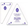 Set R - Gabarits pour patchwork de Marti Michell Set R - Gabarits pour patchwork de Marti Michell