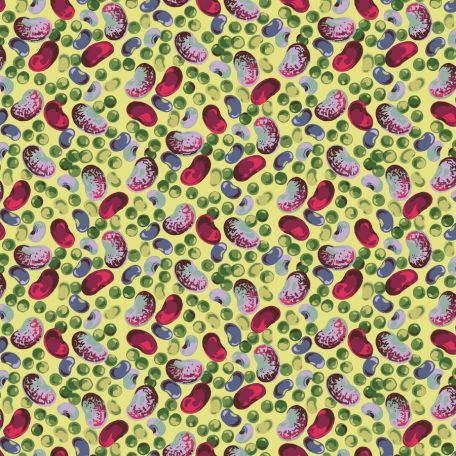 Tissu patchwork haricots et pois - Veggies de Martha Negley