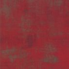 Tissu patchwork grande largeur faux-uni patiné rouge Maraschino - Grunge de Moda