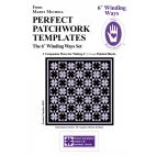 Winding Ways bloc de 6" - Gabarits pour patchwork de Marti Michell