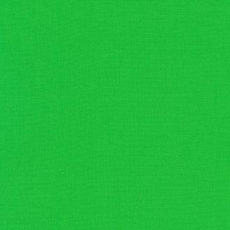 Tissu patchwork uni de Kona vert - Kiwi