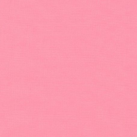 Tissu patchwork uni de Kona rose - Bubble gum