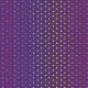 Tissu patchwork Tula Pink hexagones multicolores fond violet - True colors