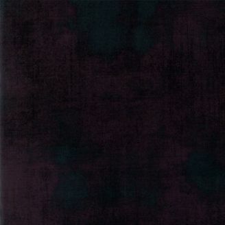 Tissu patchwork faux-uni noir Maven Onyx - Grunge de Moda