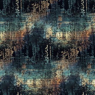 Tissu patchwork jeu de textures Indigo - Abandoned de Tim Holtz