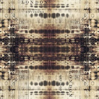 Tissu patchwork distorsion temporelle - Abandoned de Tim Holtz