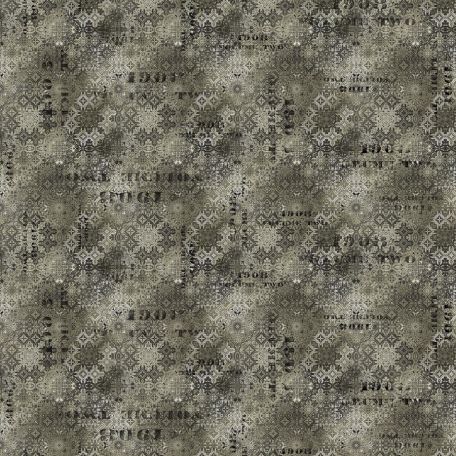 Tissu patchwork Tim Holtz gris - Abandonned
