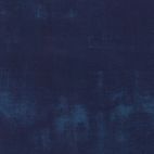 Tissu patchwork faux-uni patiné bleu Navy - Grunge de Moda