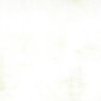 Tissu patchwork faux-uni patiné blanc givre - Grunge de Moda