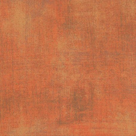 Tissu patchwork faux-uni patiné orange Fandango - Grunge de Moda